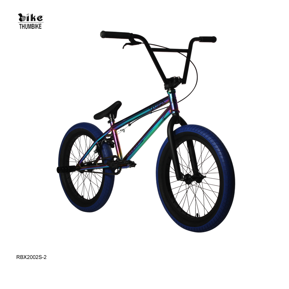 Bicicleta BMX de acero Oil Slick Freestyle Hi-ten con clavijas