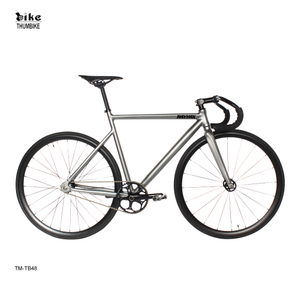 Bicicleta fixie de aluminio ligera personalizada con barra de descenso