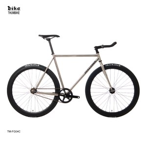  Chromoly Frame Golden Fixie Bike Especificación personalizable