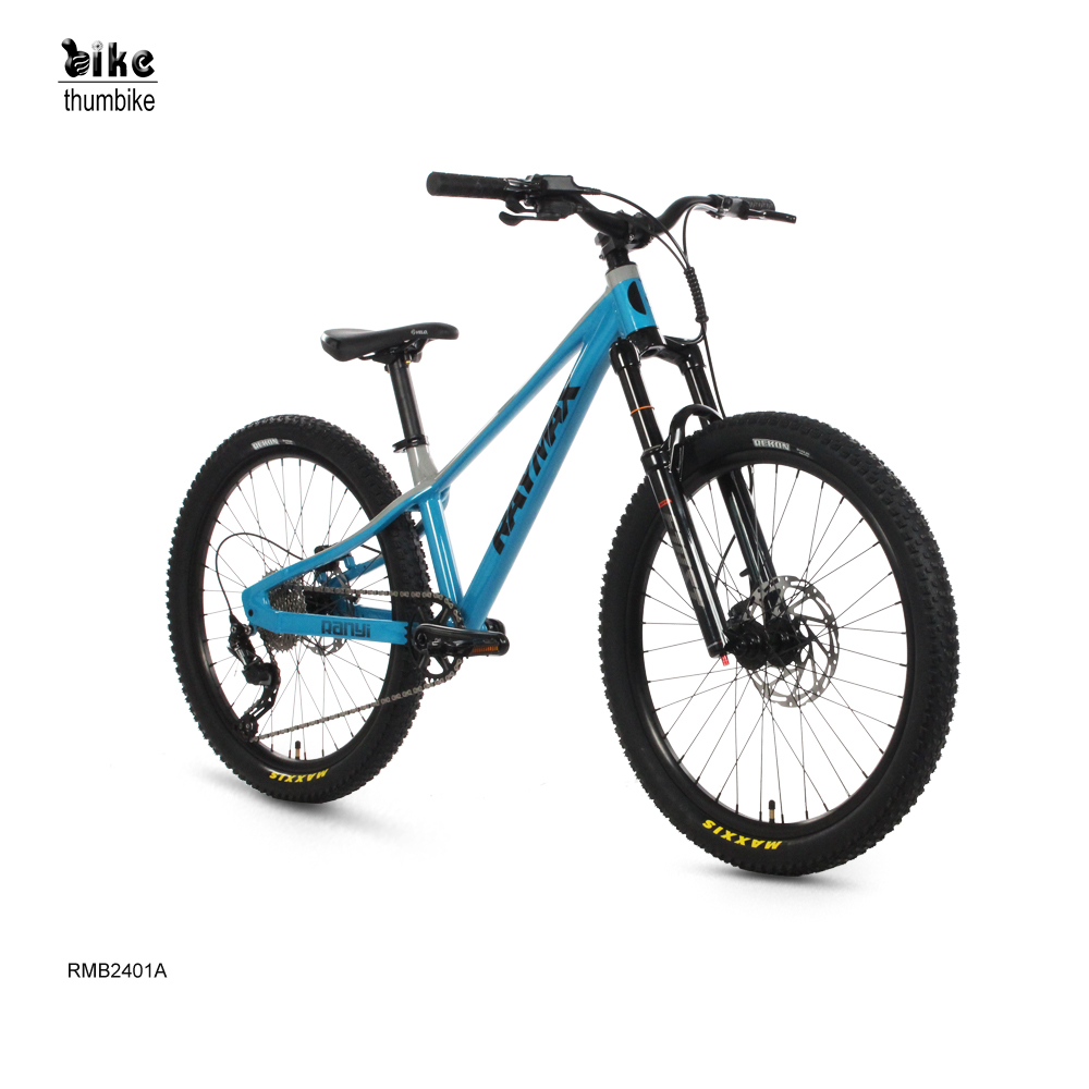 Bicicleta de Montaña personalizada de fábrica, bicicleta Mtb de acero, marco de aleación de aluminio de 24 pulgadas, bicicleta de montaña con freno de disco