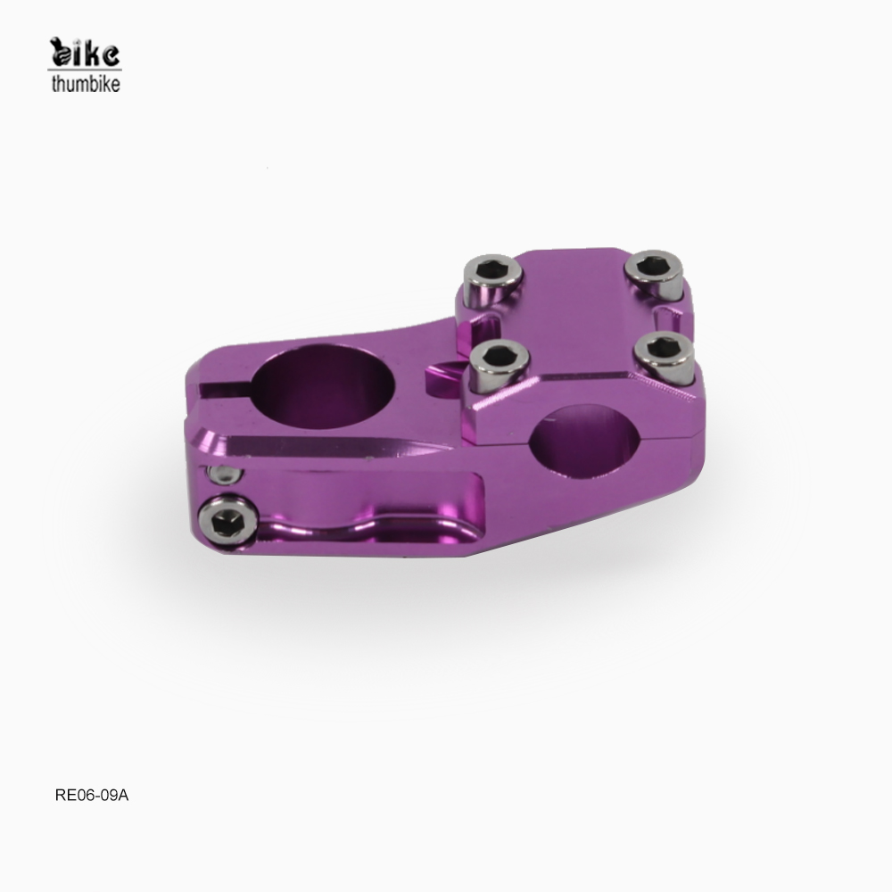 Vástago de bicicleta CNC de aleación forjada 3D colorido anodizado Vástago de bicicleta BMX