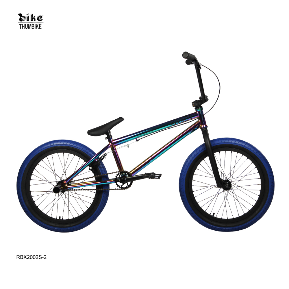 Bicicleta BMX de acero Oil Slick Freestyle Hi-ten con clavijas