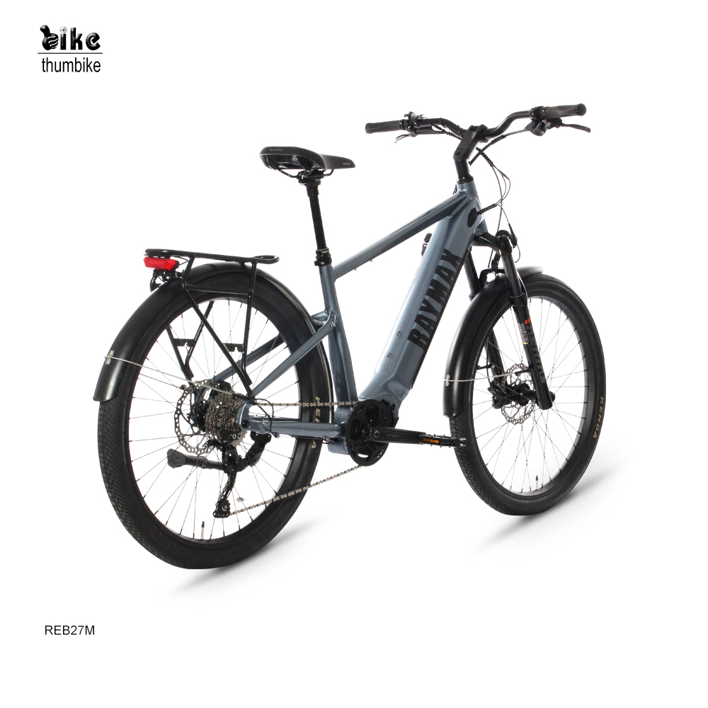 Bicicleta urbana eléctrica de aluminio Deluxe para hombre 