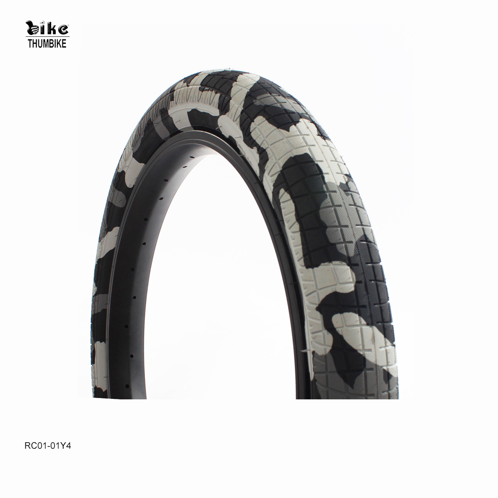 Neumático de camuflaje para bicicleta BMX